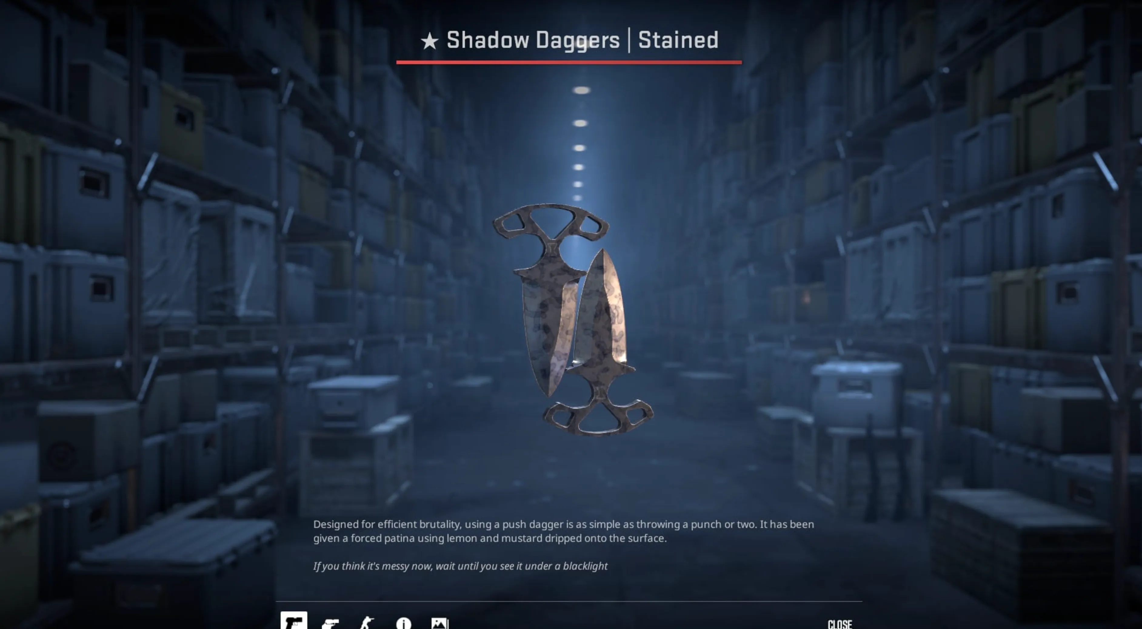 Shadow Daggers Stained